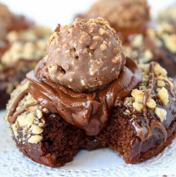 Ferrero Rocher Nutella Donuts! Find the recipe at queensleeappetit.com