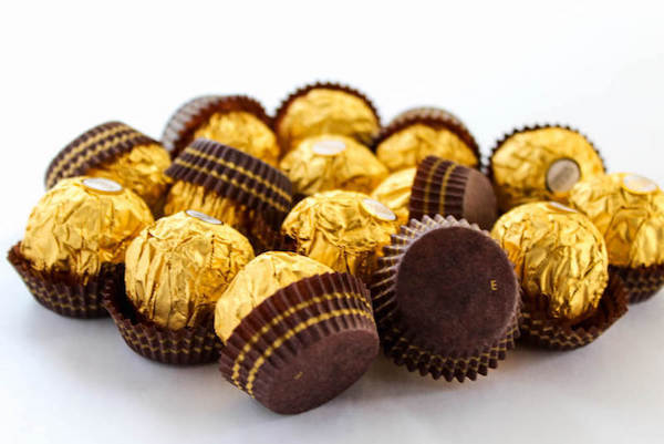 Ferrero Rocher truffles