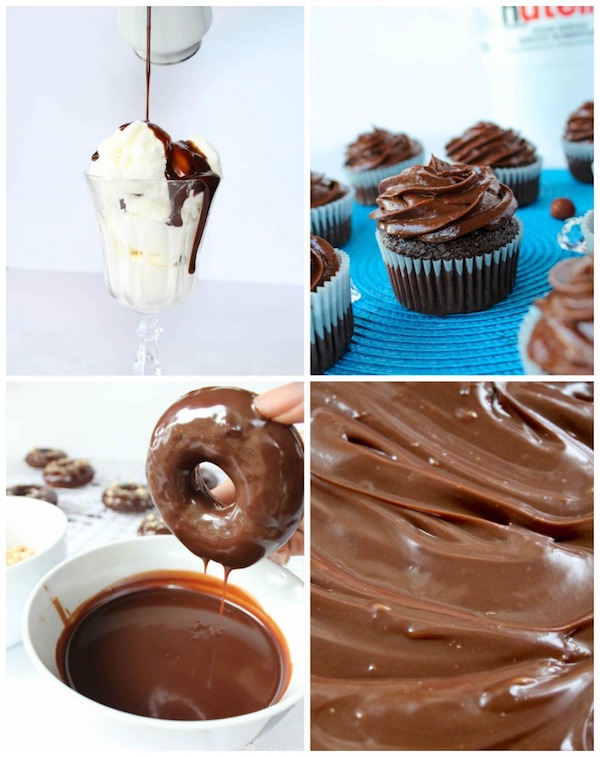 4 different ways to make Nutella Ganache