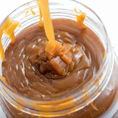 This classic Homemade Caramel Sauce is incredibly delicious and simple to make! Once you try this perfect caramel, you'll never go back to store-bought.