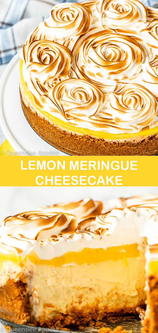 lemon meringue cheesecake