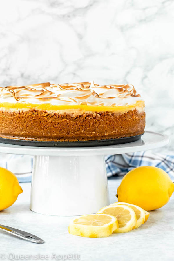 Lemon Meringue Cheesecake ~ Recipe | Queenslee Appétit