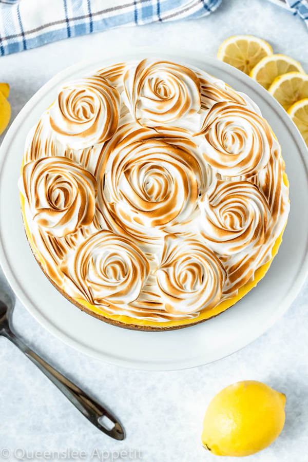 Lemon Meringue Cheesecake ~ Recipe | Queenslee Appétit