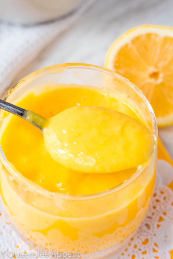 Perfect, homemade, creamy and tart lemon curd. Amazing addition to your favourite desserts, or just eating with a spoon!