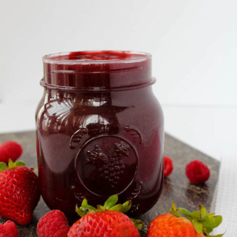 Lovely Raspberry and Strawberry sauce