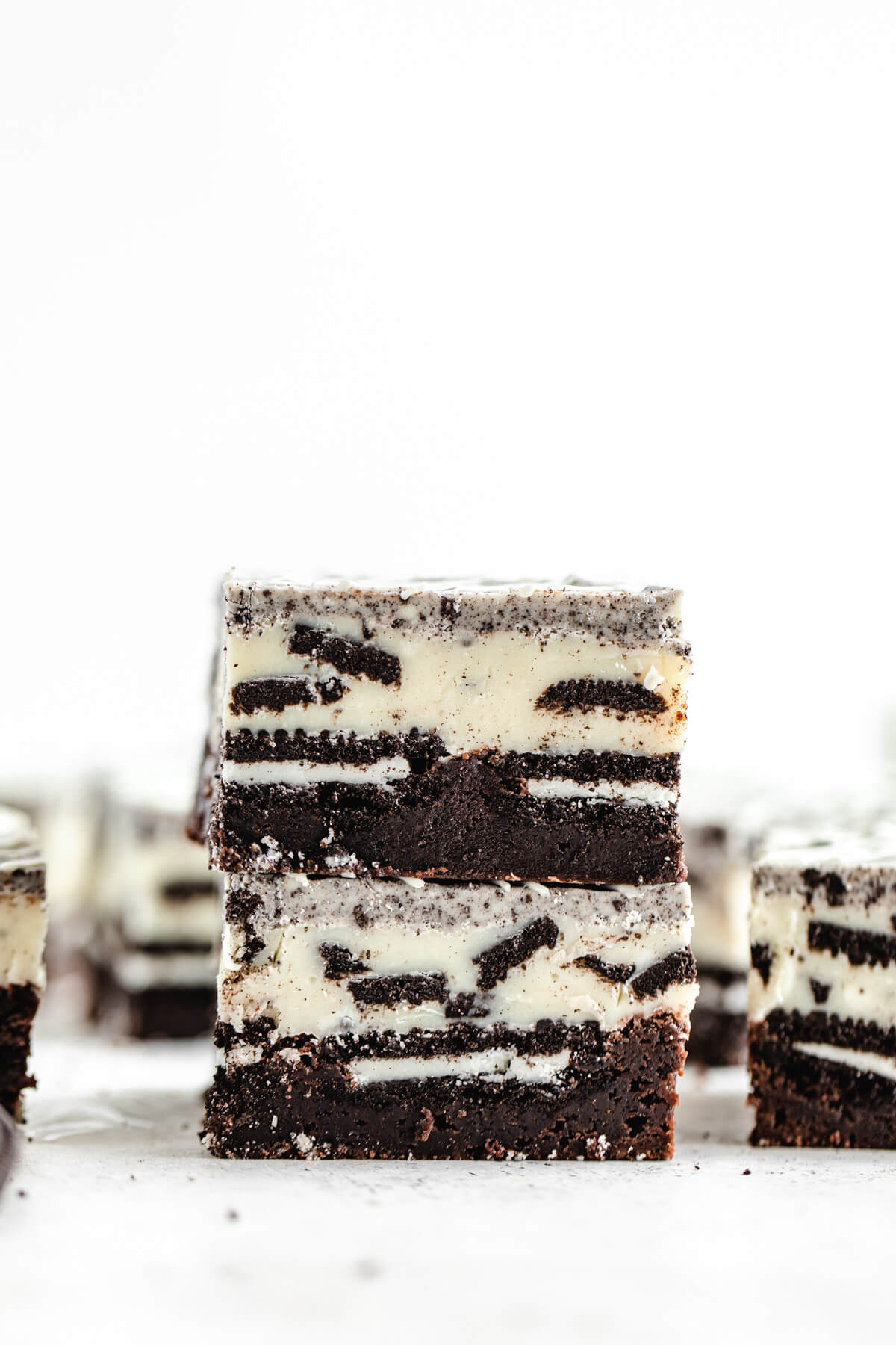 stack of two brownies