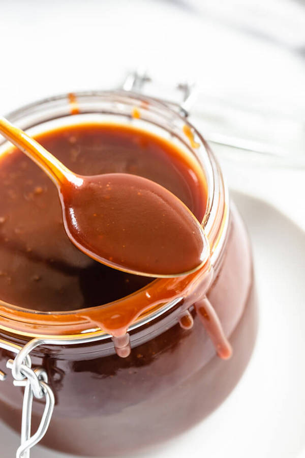 salted caramel sauce made from scratch