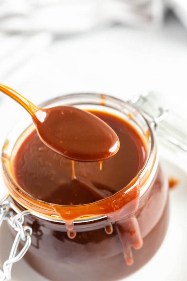 salted caramel sauce made from scratch