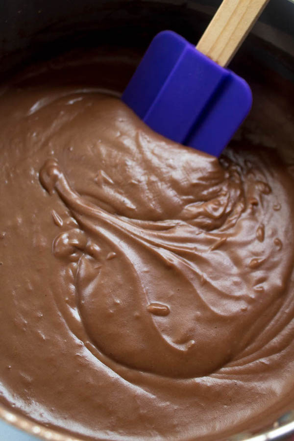 Velvety, decadent Homemade Chocolate Pudding. This classic childhood dessert only requires a few simple ingredients and is incredibly easy to make!