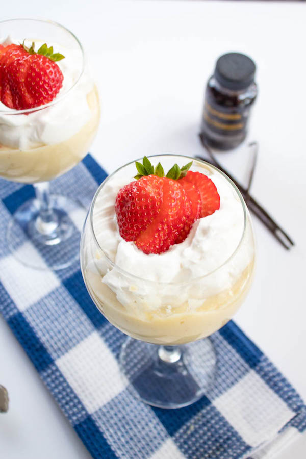 Smooth and silky Homemade Vanilla Pudding, this classic dessert is made completely from scratch and takes less than 15 minutes to make. With only a few simple ingredients, you can whip up your own irresistible, homemade vanilla pudding!