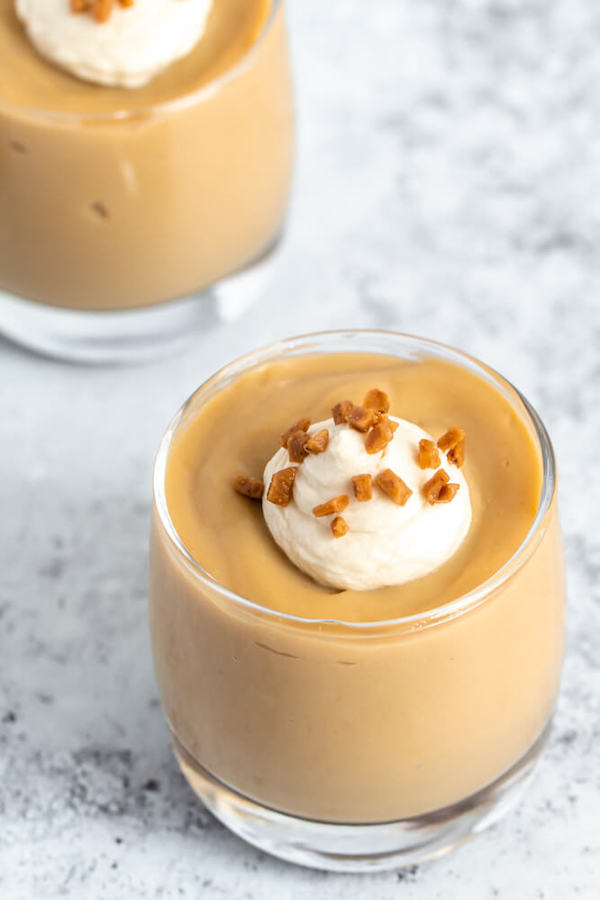 homemade butterscotch pudding