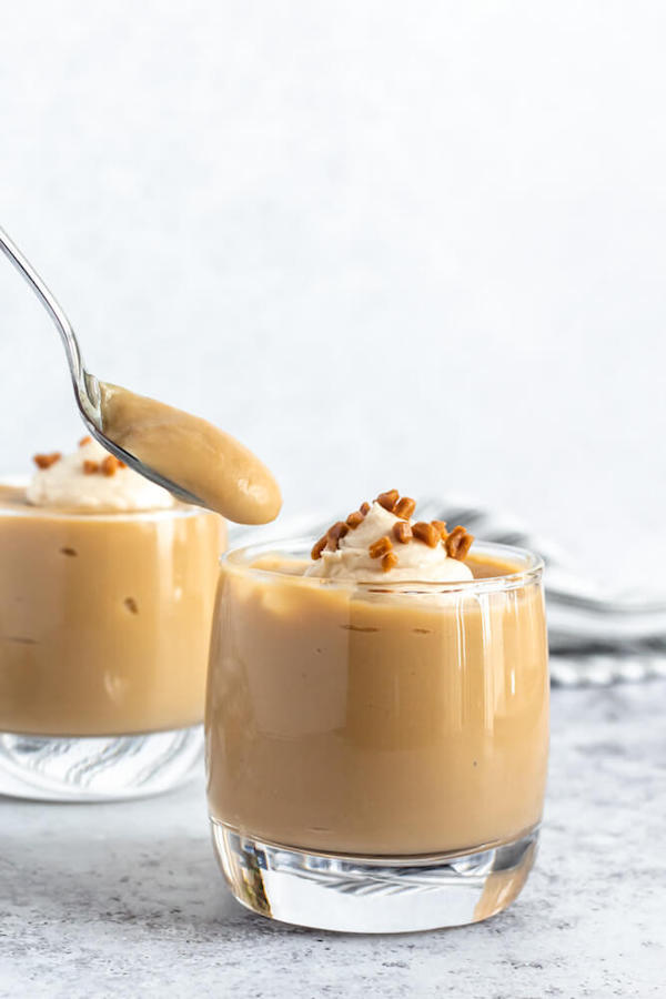 homemade butterscotch pudding