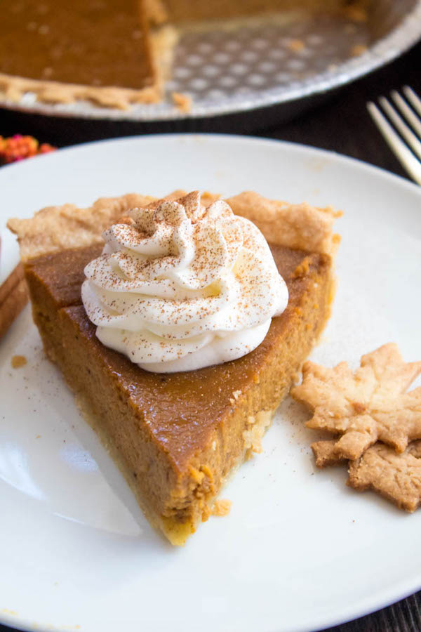 This Easy Homemade Pumpkin Pie is the perfect dessert for Thanksgiving. You'll only need a few simple ingredients to create a rich and delicious pie that'll surely wow all your guests! 