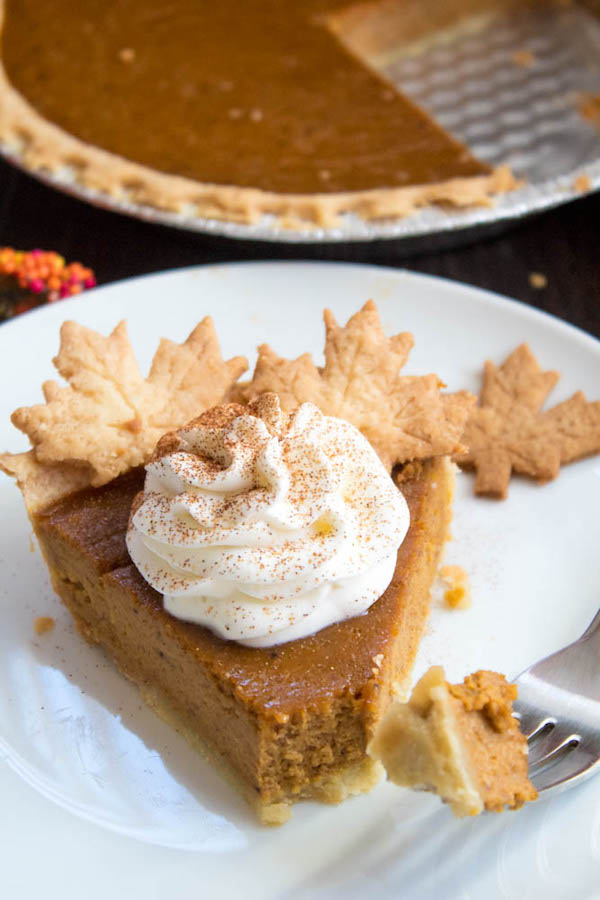 This Easy Homemade Pumpkin Pie is the perfect dessert for Thanksgiving. You'll only need a few simple ingredients to create a rich and delicious pie that'll surely wow all your guests! 