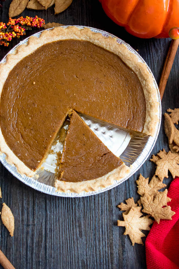 This Easy Homemade Pumpkin Pie is the perfect dessert for Thanksgiving. You'll only need a few simple ingredients to create a rich and delicious pie that'll surely wow all your guests! 