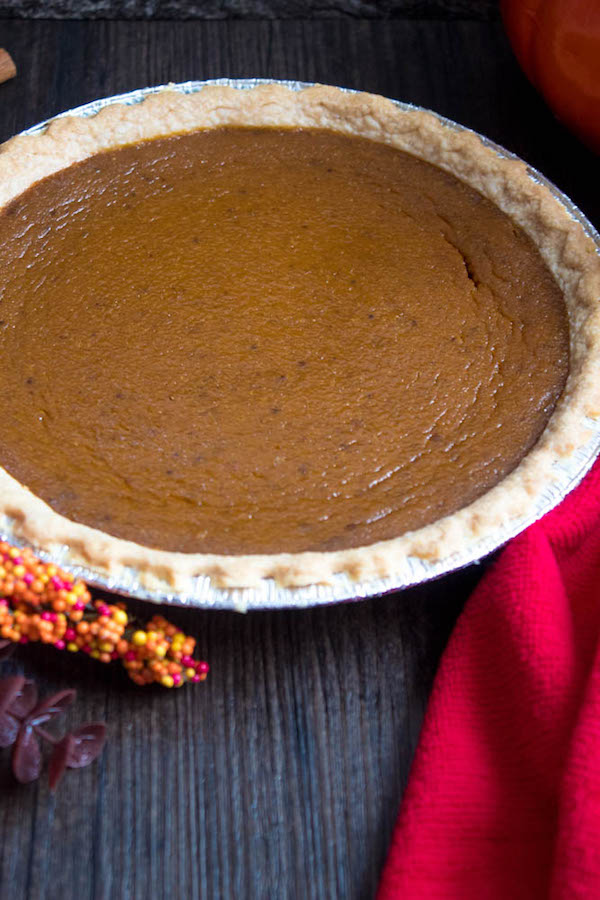 This Easy Homemade Pumpkin Pie is the perfect dessert for Thanksgiving. You'll only need a few simple ingredients to create a rich and delicious pie that'll surely wow all your guests! 