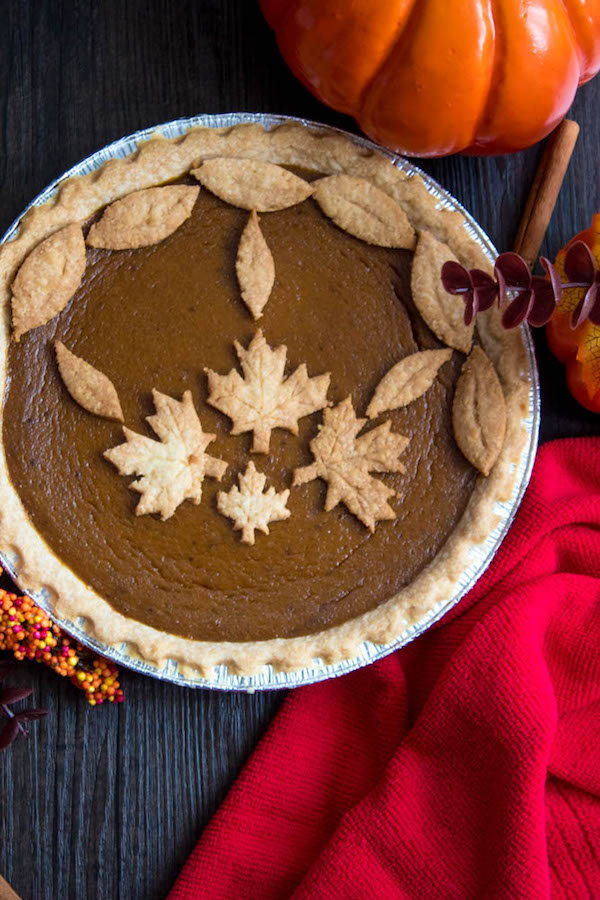 This Easy Homemade Pumpkin Pie is the perfect dessert for Thanksgiving. You'll only need a few simple ingredients to create a rich and delicious pie that'll surely wow all your guests! 