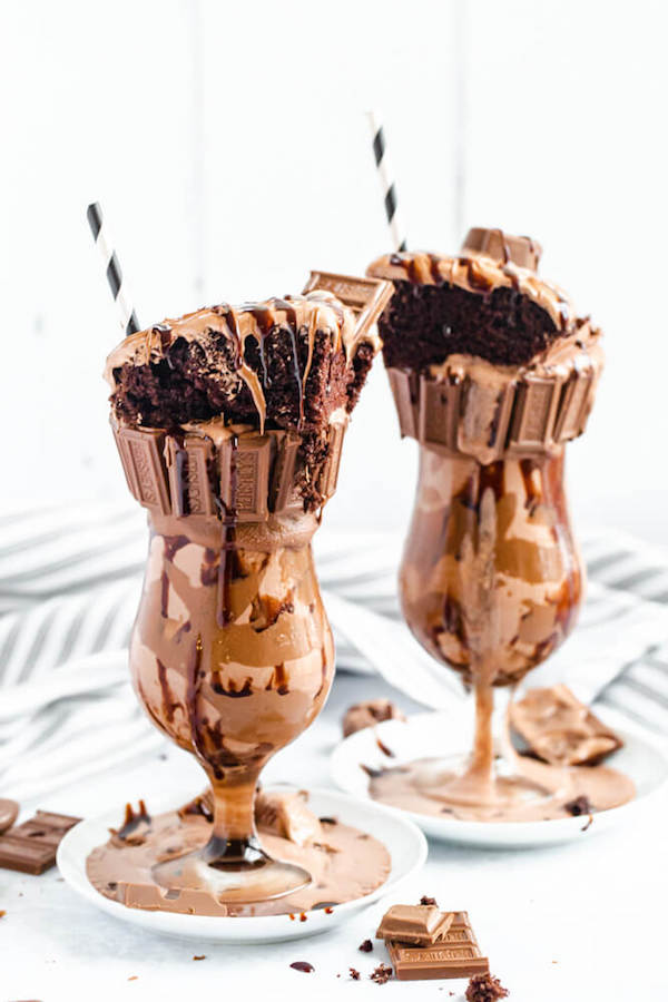 Chocolate sales cake shake