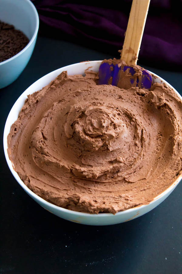 A light, fluffy, silky and dreamy Chocolate Buttercream Frosting. Perfect for frosting cakes, cupcakes, and more!