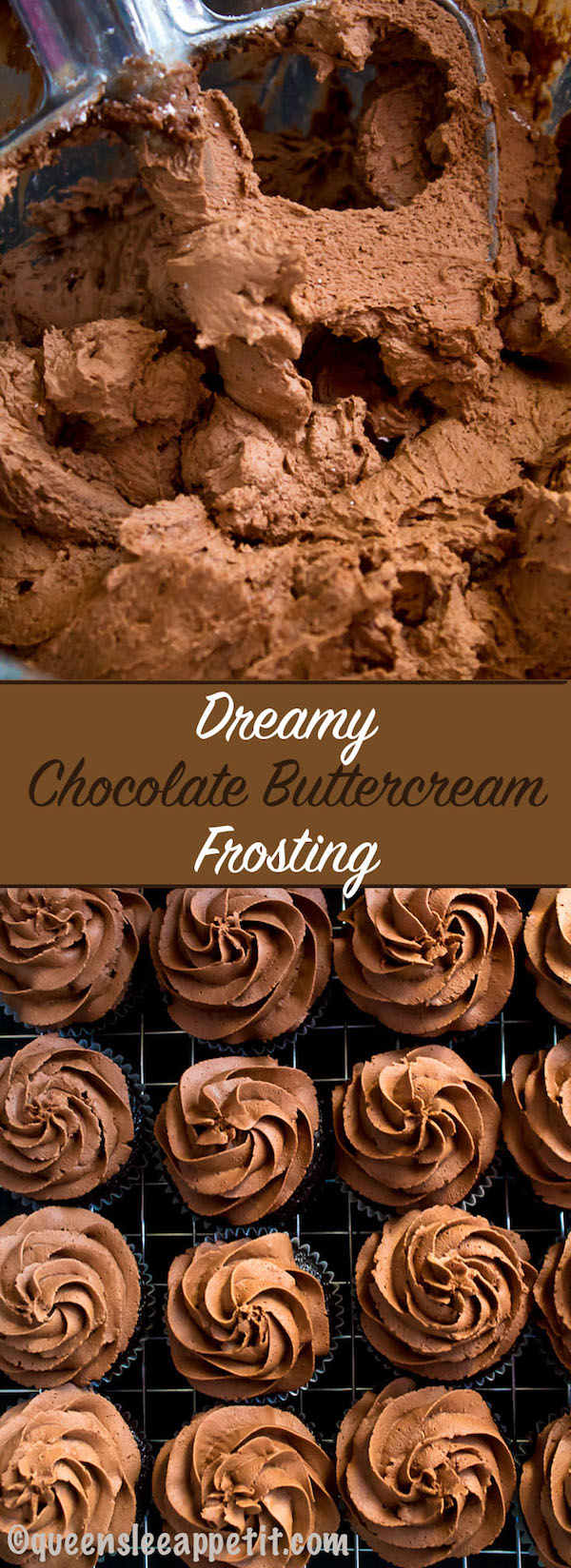 A light, fluffy, silky and dreamy Chocolate Buttercream Frosting. Perfect for frosting cakes, cupcakes, and more!