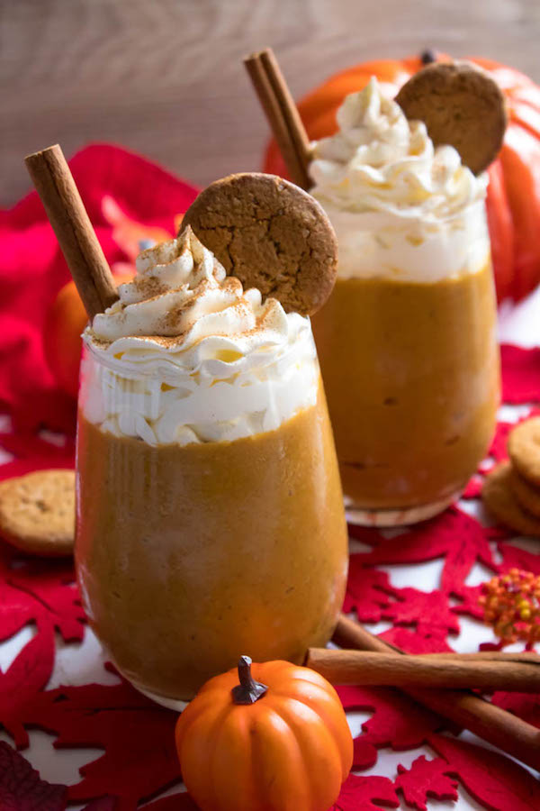 This Homemade Pumpkin Pudding is smooth, creamy and full of pumpkin flavour. Serve it with a dollop of whipped cream and a gingersnap cookie and this makes for a perfect fall dessert!