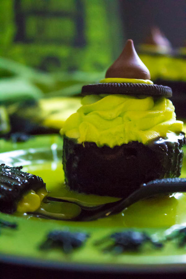 These Mini Melting Witch Cheesecakes are cute, fun and easy to make. They're the perfect dessert to serve at your Halloween party!