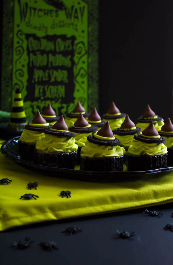 These Mini Melting Witch Cheesecakes are cute, fun and easy to make. They're the perfect dessert to serve at your Halloween party!