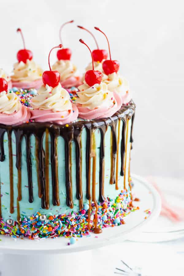 Rainbow Sprinkle Cake | Recipe | Rainbow sprinkle cakes, Cake, Rainbow cake