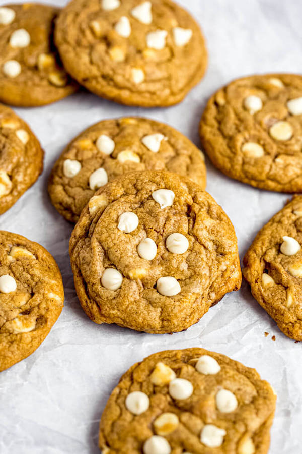 White Chocolate Chip Pumpkin Cookies Recipe