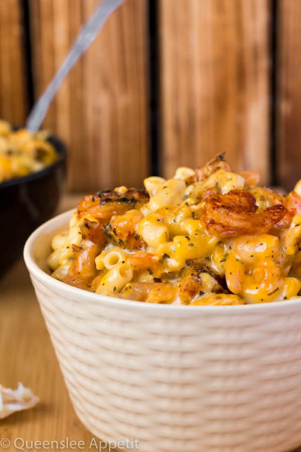 Cajun Shrimp and Crab Mac and Cheese