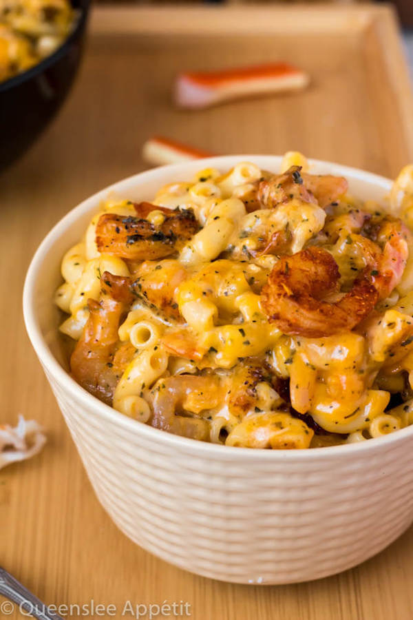 Cajun Shrimp and Crab Mac and Cheese