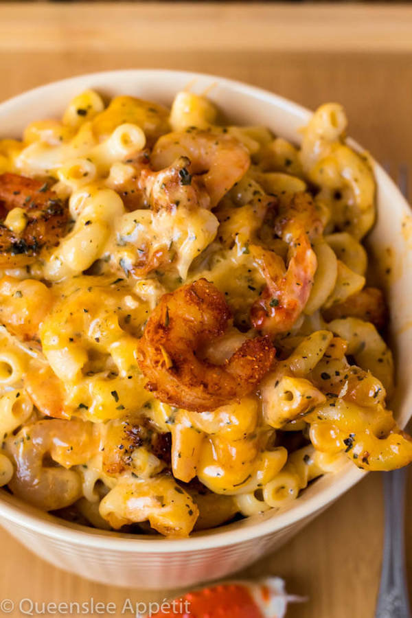 Cajun Shrimp and Crab Mac and Cheese