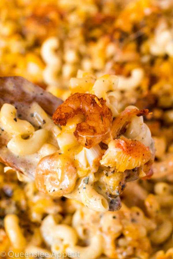 Cajun Shrimp and Crab Mac and Cheese