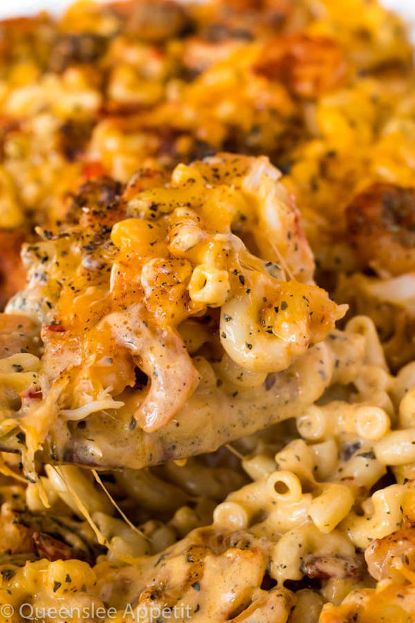 Cajun Shrimp and Crab Mac and Cheese