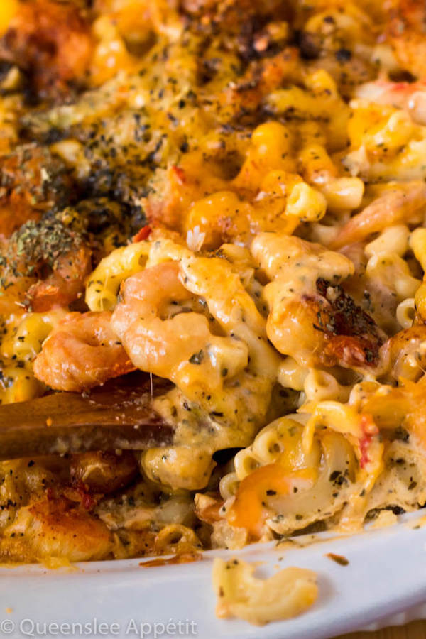 Cajun Shrimp and Crab Mac and Cheese