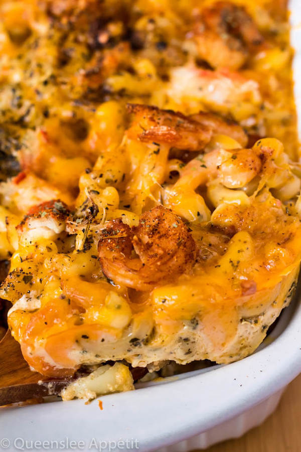 Cajun Shrimp and Crab Mac and Cheese