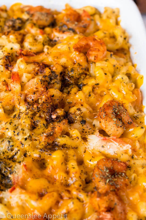 Cajun Shrimp and Crab Mac and Cheese