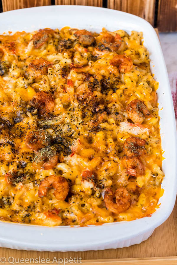 Cajun Shrimp and Crab Mac and Cheese