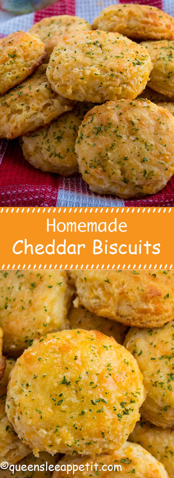 These Homemade Cheddar Biscuits are extremely tender, fluffy, buttery and savory. This is the perfect side dish to add to your Holiday dinner menu.