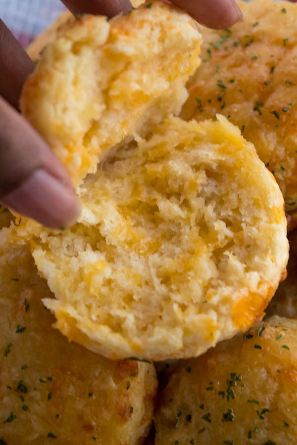 These Homemade Cheddar Biscuits are extremely tender, fluffy, buttery and savory. This is the perfect side dish to add to your Holiday dinner menu.