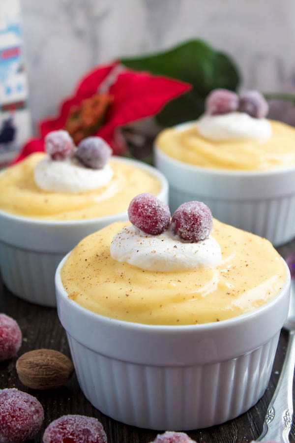 Homemade Eggnog Pudding Recipe Queenslee Appétit