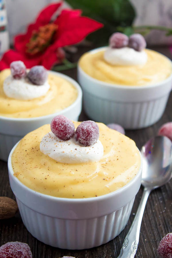 Homemade Eggnog Pudding Recipe Queenslee Appétit