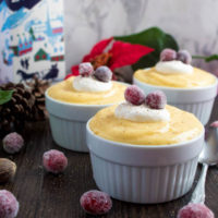 Homemade Eggnog Pudding