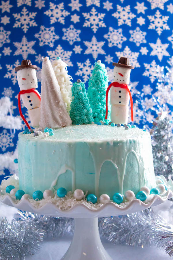 Winter Theme Three Tier – Didi Cakes