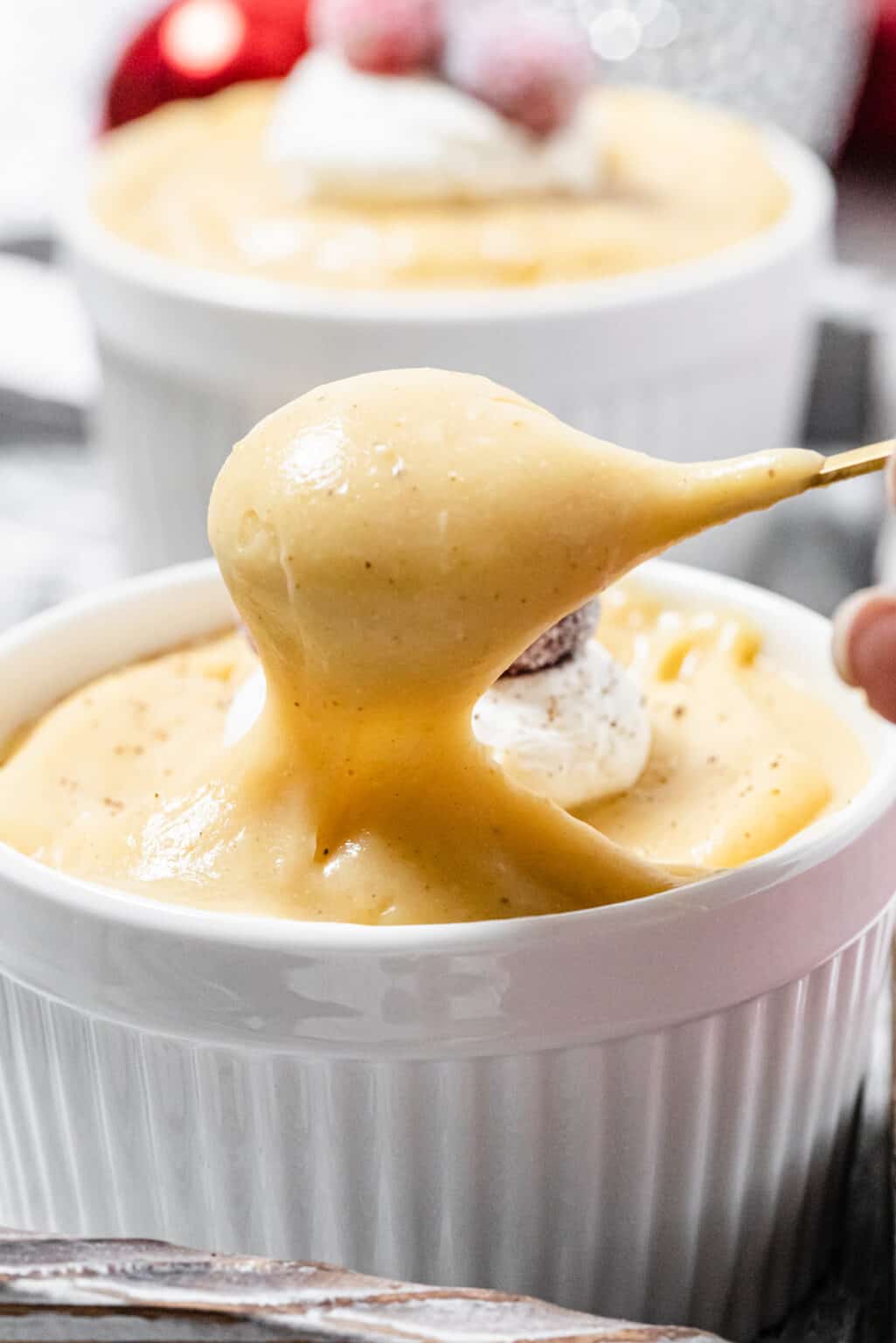 Homemade Eggnog Pudding Recipe Queenslee Appétit