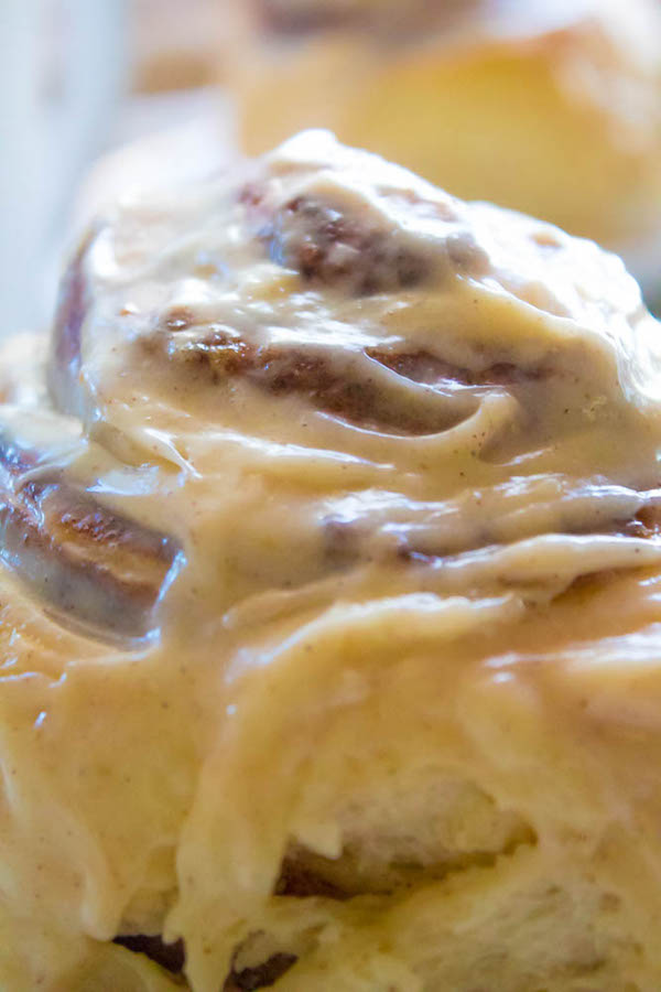 These are hands down the best Cinnamon Rolls I've ever had! They're incredibly soft, fluffy, warm and gooey. Smothered in a silky smooth Cinnamon Cream Cheese Icing, this will undoubtedly be your new favourite cinnamon roll recipe!