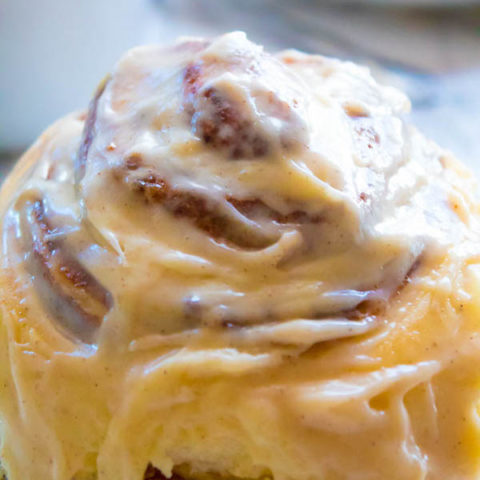 These are hands down the best Cinnamon Rolls I've ever had! They're incredibly soft, fluffy, warm and gooey. Smothered in a silky smooth Cinnamon Cream Cheese Icing, this will undoubtedly be your new favourite cinnamon roll recipe!