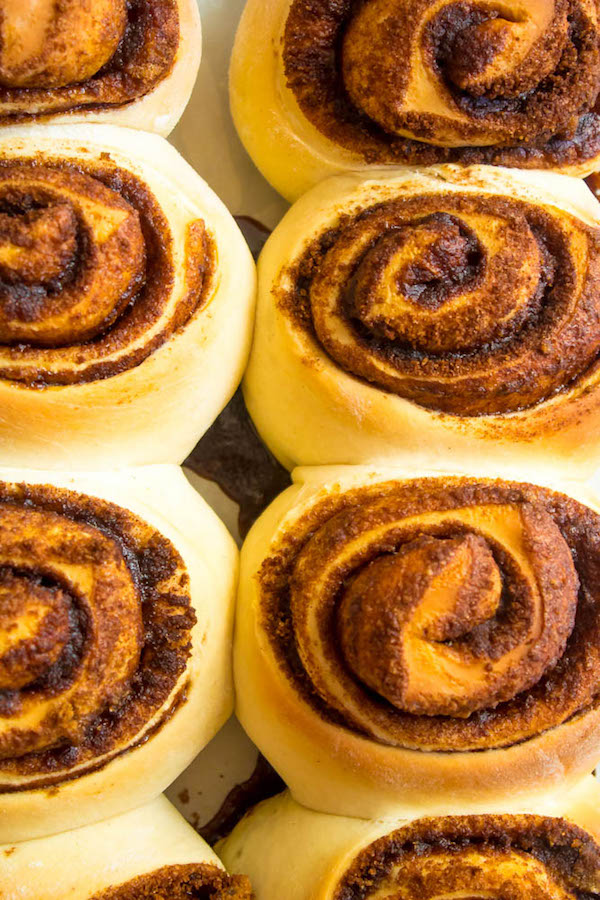 These are hands down the best Cinnamon Rolls I've ever had! They're incredibly soft, fluffy, warm and gooey. Smothered in a silky smooth Cinnamon Cream Cheese Icing, this will undoubtedly be your new favourite cinnamon roll recipe!