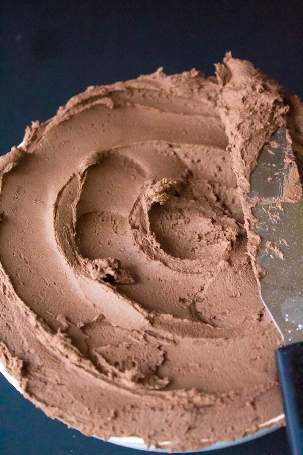 A light, fluffy, decadent and dreamy Dark Chocolate Buttercream Frosting. Perfect for frosting cakes, cupcakes, and more!