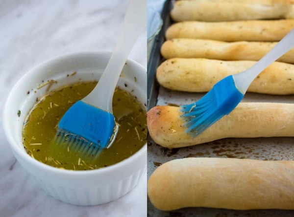 These Homemade Garlic Butter Breadsticks are incredibly soft, fluffy and buttery. They're so simple to make and are a great addition to all your meals!